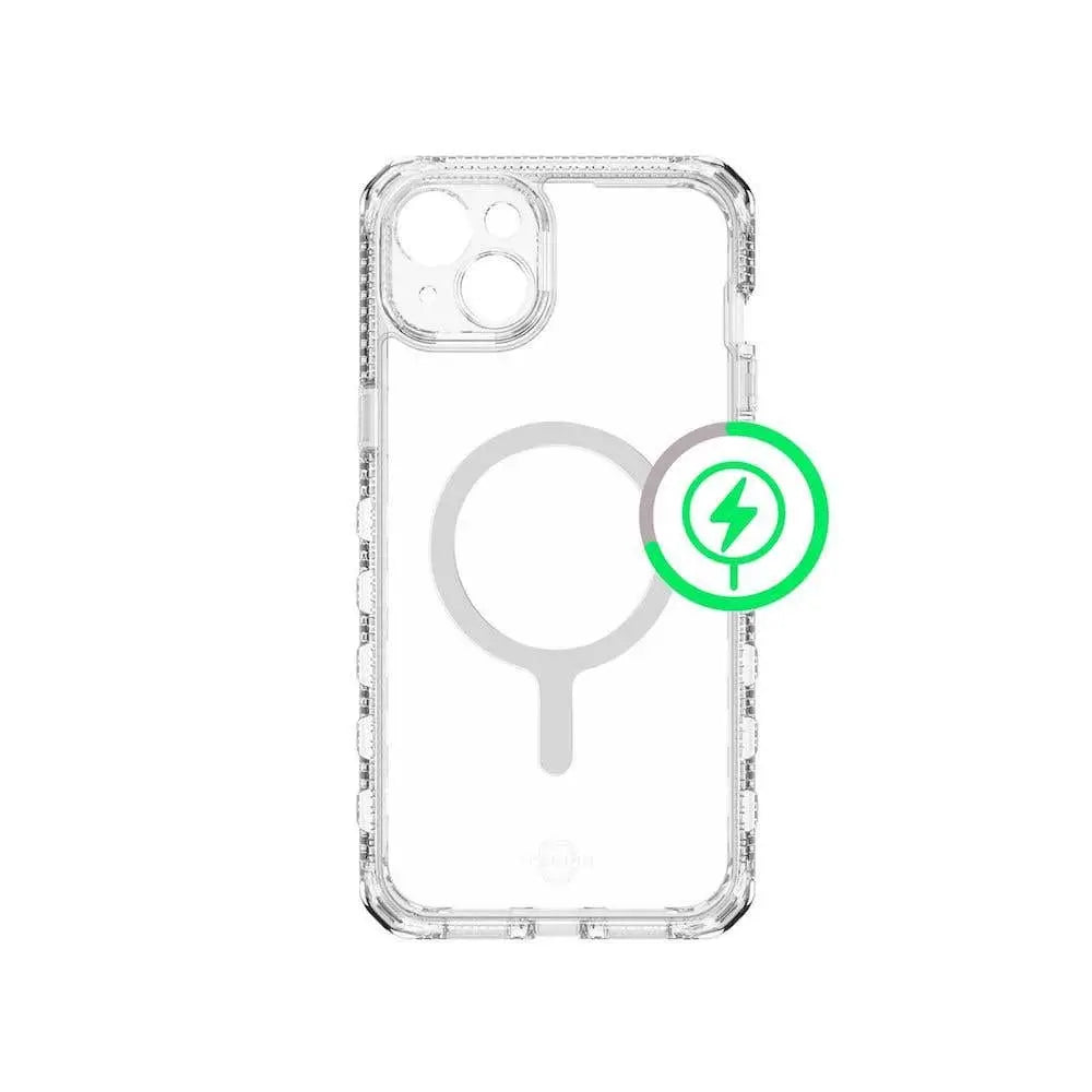 ItSkins Case Supreme R Clear con MagSafe para iPhone 15 Plus - Transparente