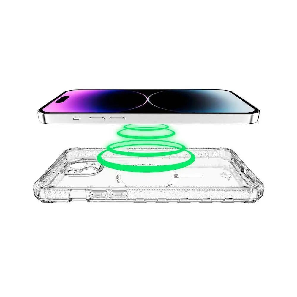 ItSkins Case Supreme R Clear con MagSafe para iPhone 15 Plus - Transparente