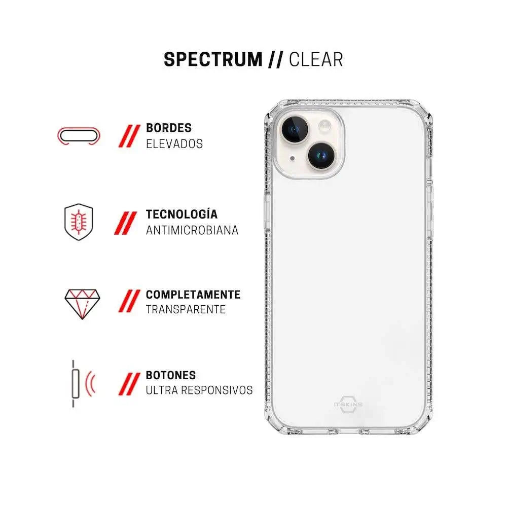 ItSkins Case Spectrum R Clear para iPhone 15 Plus - Transparente