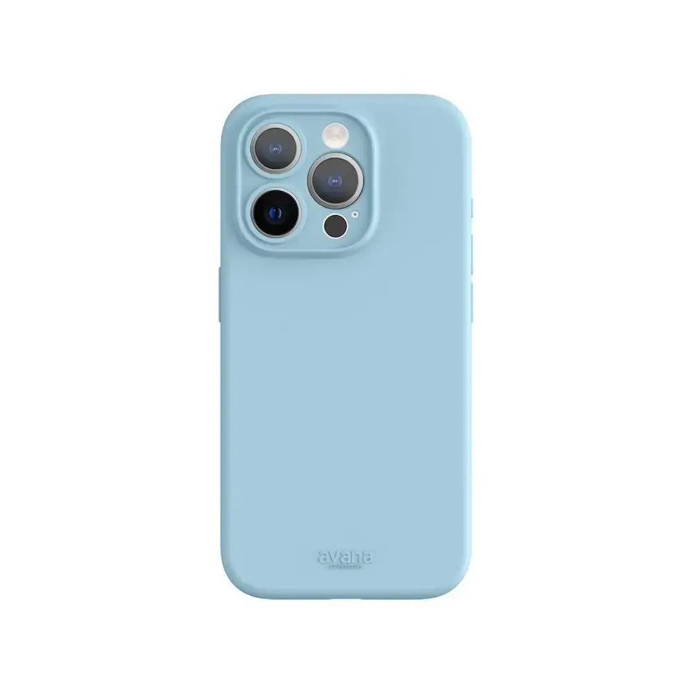 Case Avana Velvet para iPhone 15 Pro con Magsafe - Celeste