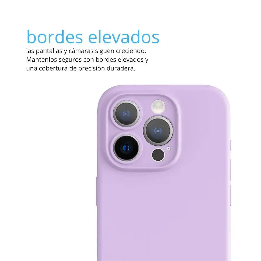 Case Avana Velvet para iPhone 15 Pro con Magsafe - Violeta