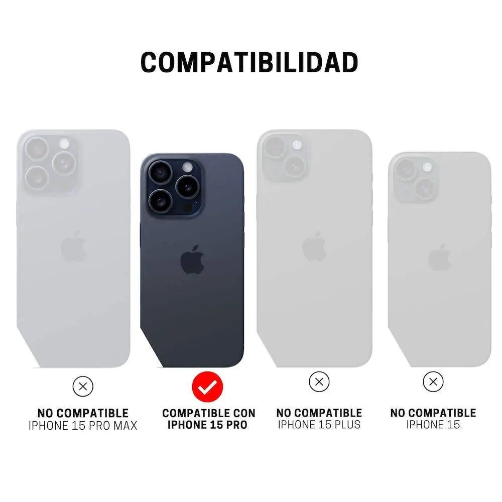 ItSkins Case Spectrum R Clear para iPhone 15 Pro - Transparente