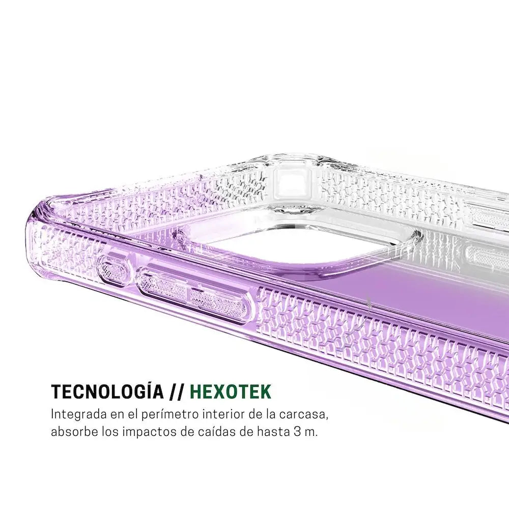 Case ItSkins Spectrum R Mood para iPhone 15 Pro - Morado Claro