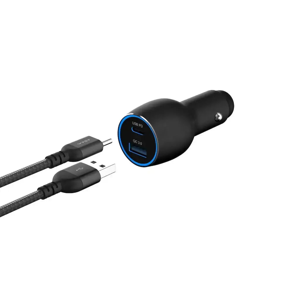 Cargador de Carro Adam Elements OMNIA C1 Pro USB-C USB-A 83W - Negro