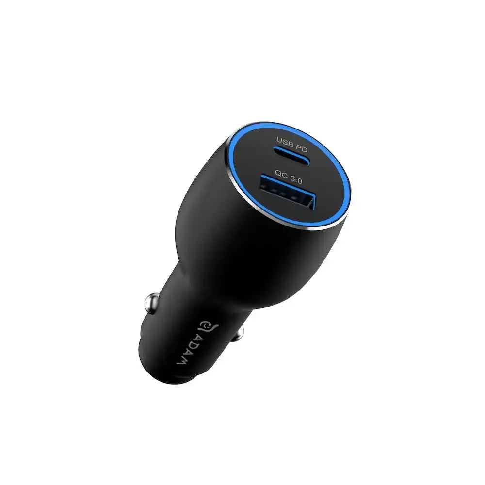 Cargador de Carro Adam Elements OMNIA C1 Pro USB-C USB-A 83W - Negro