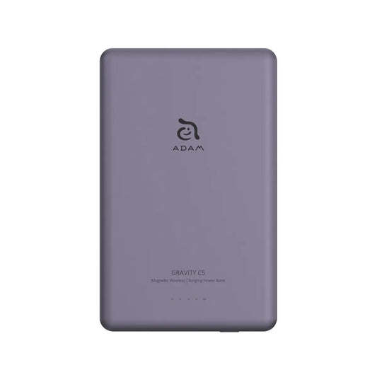 Batería portátil con cargador margético Adam Elements GRAVITY C5 - 5000mAh - Purpura