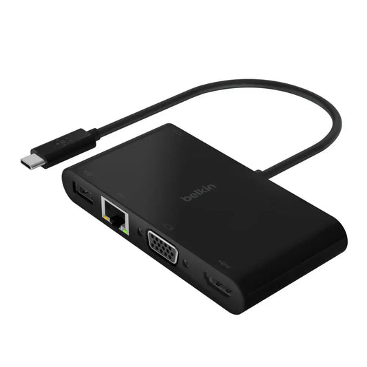 Adaptador Belkin USB-C Multipuerto - Negro