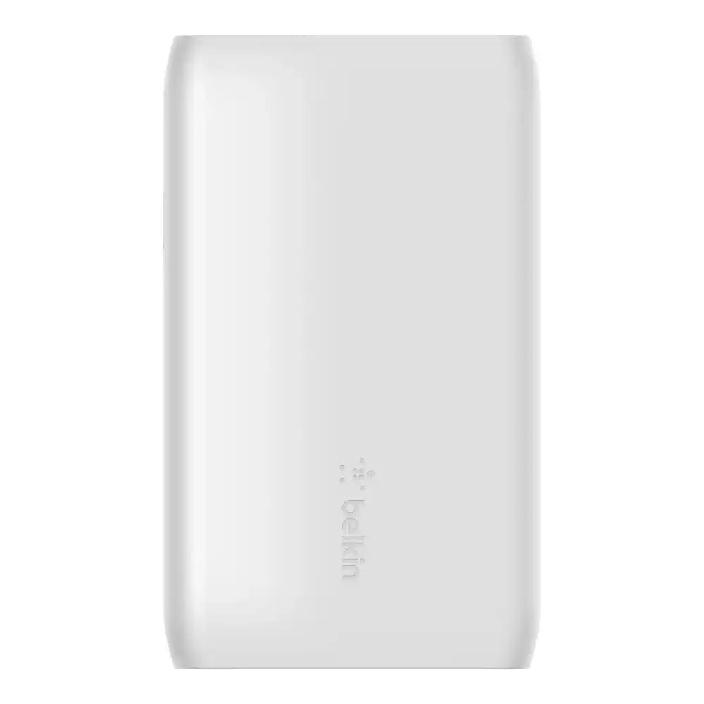 Batería Externa Belkin de 5000 mAh en 12W, USB-C Entrada, USB-A Salida - Blanco