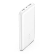 Batería Externa Belkin de 10000 mAh en 15W, USB-C y Dos USB-A - Blanco