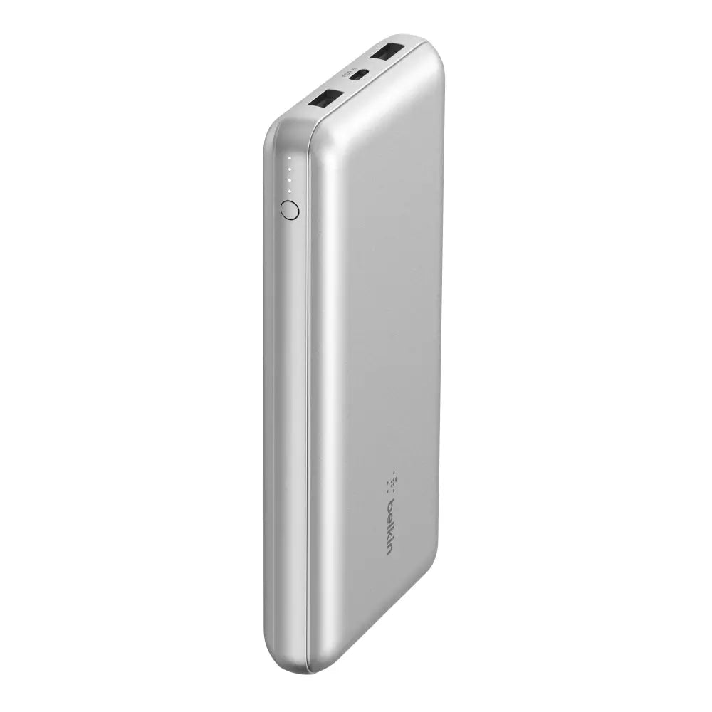 Batería Externa Belkin de 20000 mAh en 15W, USB-C y Dos USB-A - Plata