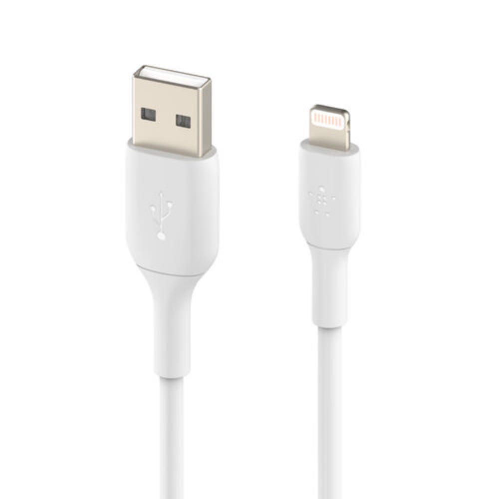 Cable Belkin BoostCharge USB-A a Lightning 1m - Blanco