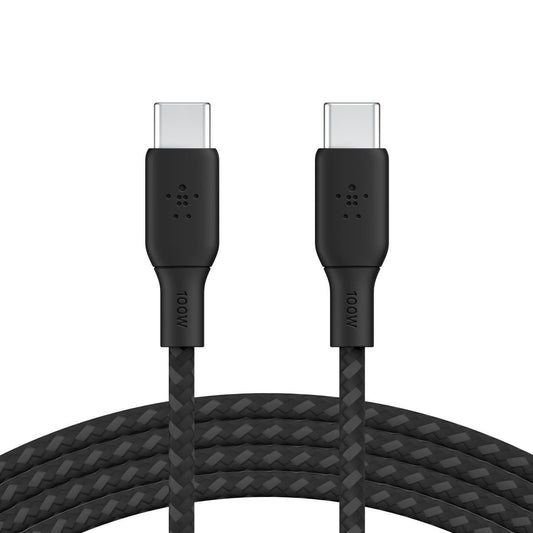 Cable Belkin BoostCharge USB-C a USB-C 100W de 2m - Negro