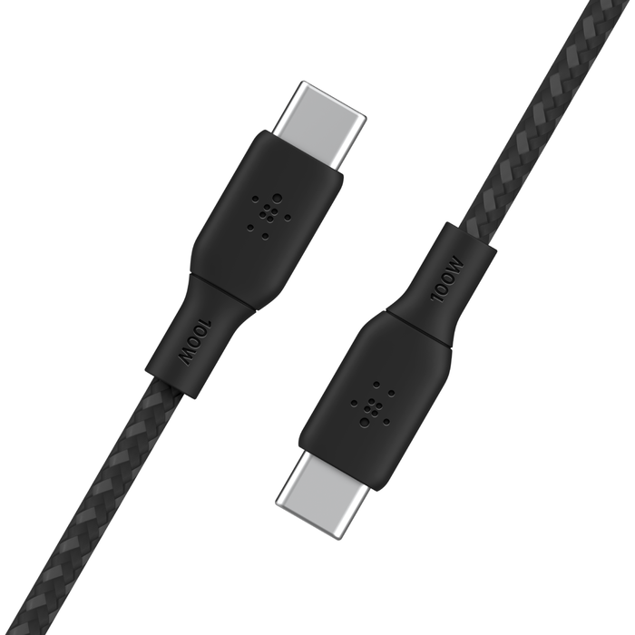 Cable Belkin BoostCharge USB-C a USB-C 100W de 2m - Negro