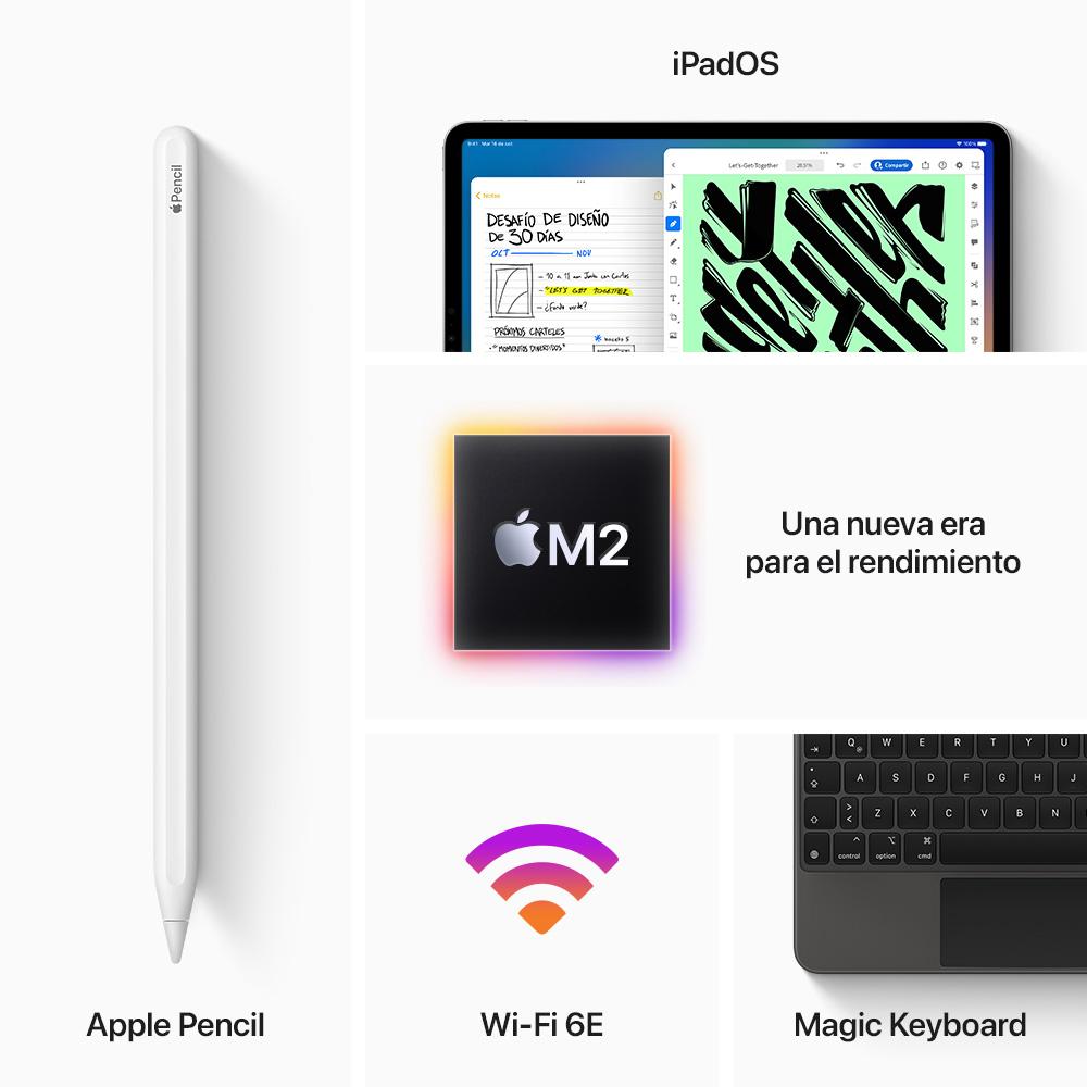 iPad Pro 12.9 (6ta Generación) con Chip M2 - 512GB - Gris Espacial