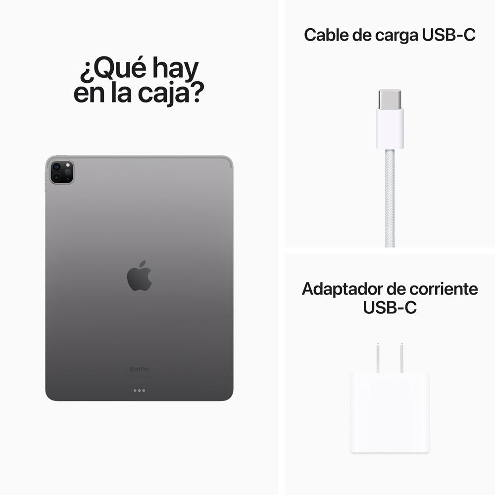 iPad Pro 12.9 (6ta Generación) con Chip M2 - 512GB - Gris Espacial