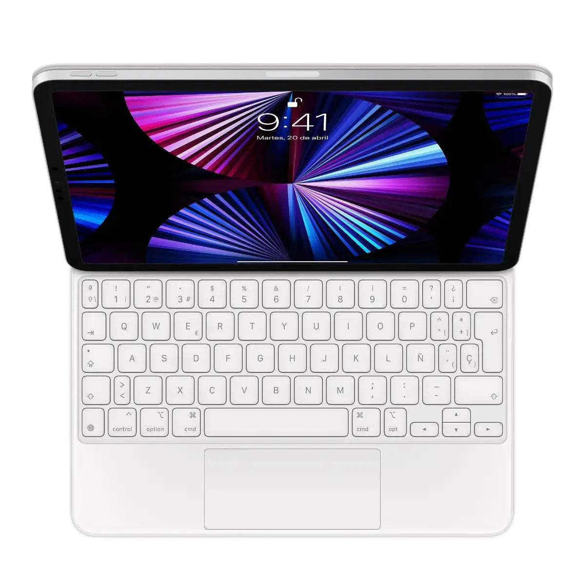 Teclado Apple Magic Keyboard para iPad Pro 11/Air 11 M2/Air 10.9 Español - Blanco