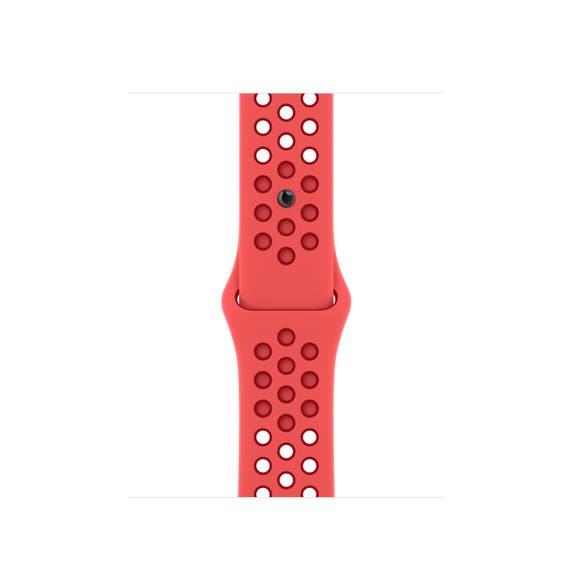 Correa Nike Deportiva para Apple Watch (38mm - 40mm - 41mm) - Carmesí Brillante/Gym Red