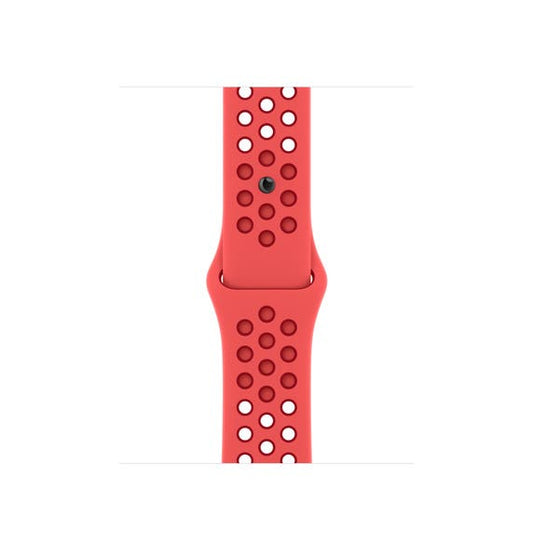 Correa Nike Deportiva para Apple Watch (38mm - 40mm - 41mm) - Carmesí Brillante/Gym Red