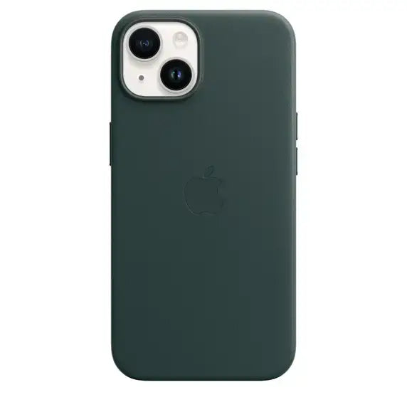 Case de Cuero Apple para iPhone 14 con MagSafe - Verde Pino