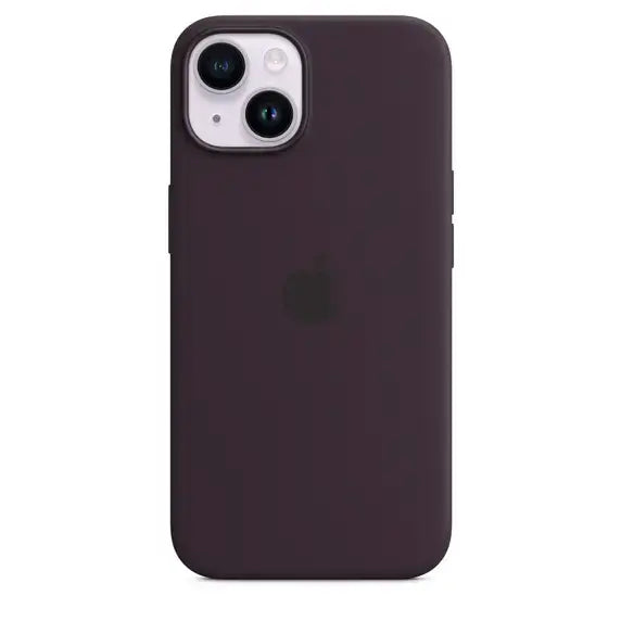 Case de Silicona Apple para iPhone 14 con MagSafe - Morado Intenso