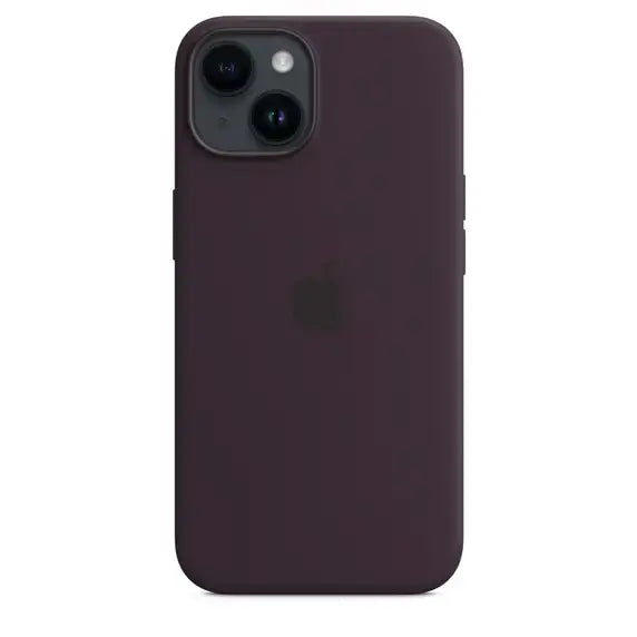 Case de Silicona Apple para iPhone 14 con MagSafe - Morado Intenso