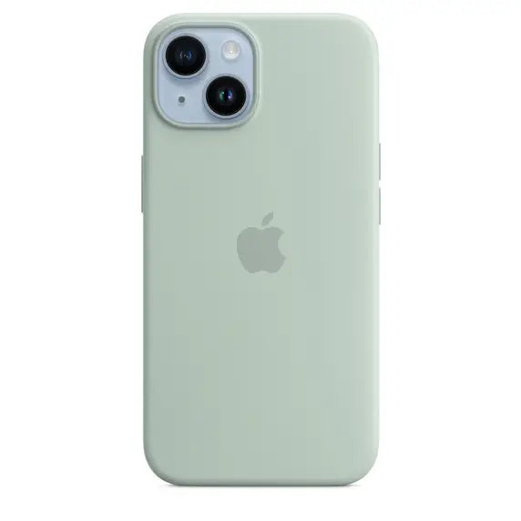 Case de Silicona Apple para iPhone 14 con MagSafe - Verde Claro