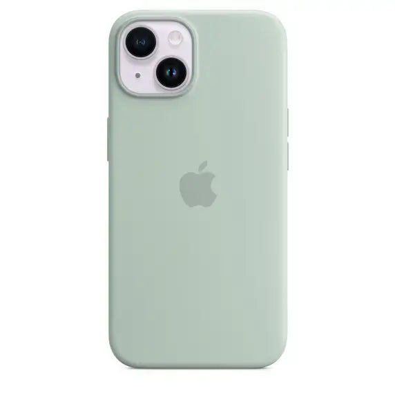 Case de Silicona Apple para iPhone 14 con MagSafe - Verde Claro