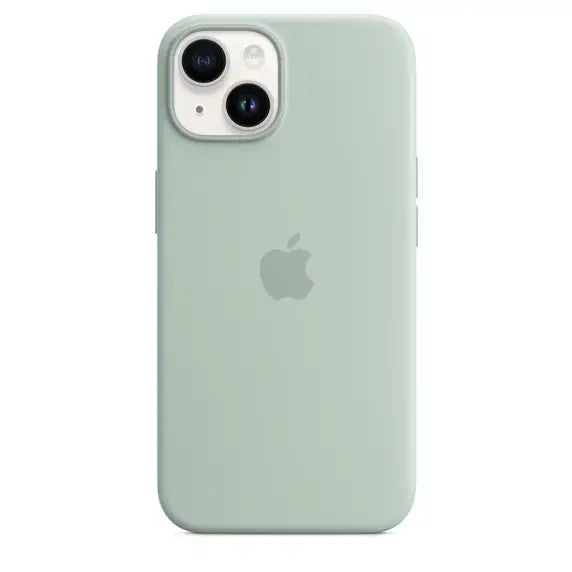 Case de Silicona Apple para iPhone 14 con MagSafe - Verde Claro