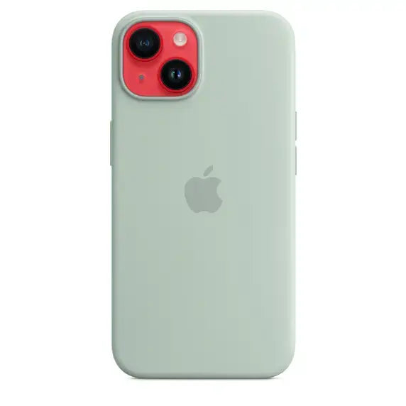 Case de Silicona Apple para iPhone 14 con MagSafe - Verde Claro