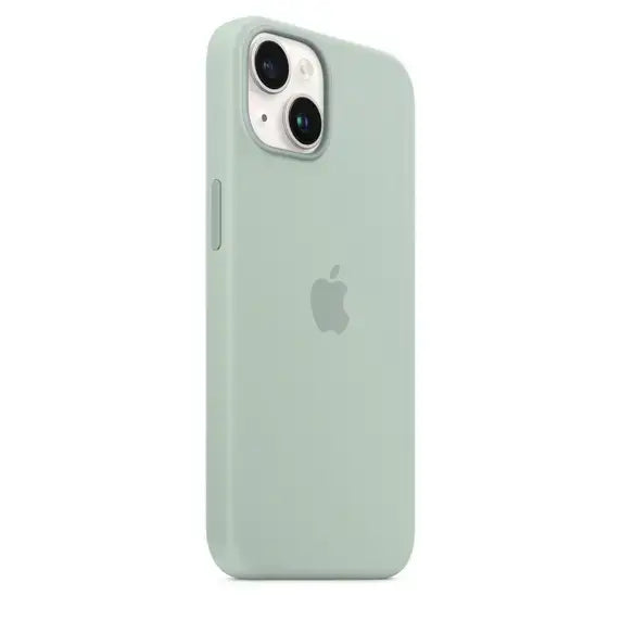 Case de Silicona Apple para iPhone 14 con MagSafe - Verde Claro