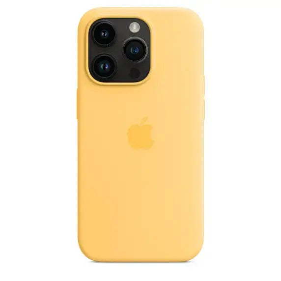 Case de Silicona Apple para iPhone 14 Pro con MagSafe - Amarillo Claro