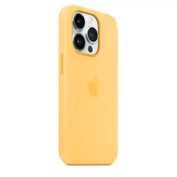 Case de Silicona Apple para iPhone 14 Pro con MagSafe - Amarillo Claro