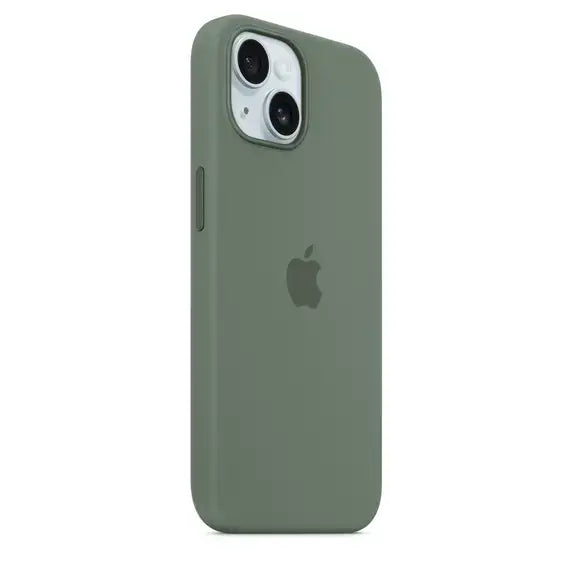 Case de Silicona Apple para iPhone 15 con MagSafe -Ciprés