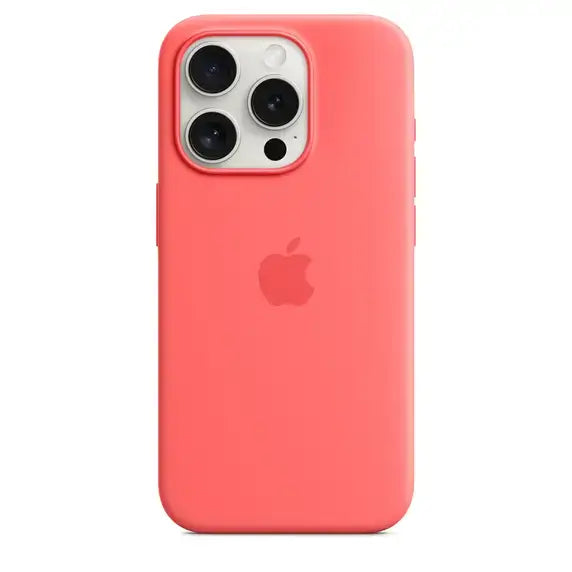 Case de Silicona Apple para iPhone 15 Pro con MagSafe -Guayaba