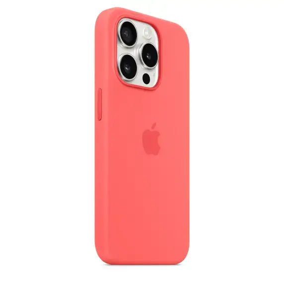 Case de Silicona Apple para iPhone 15 Pro con MagSafe -Guayaba