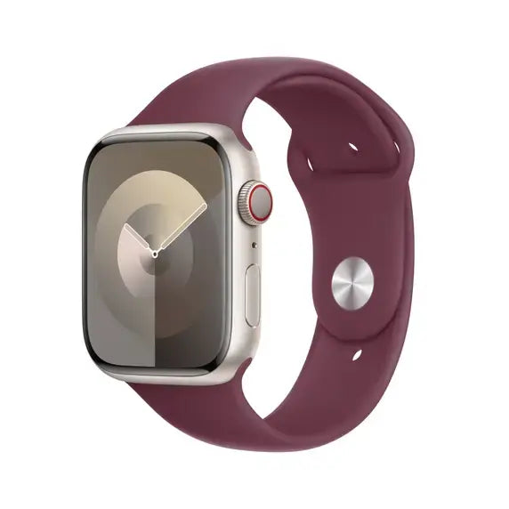 Correa Deportiva Apple para Apple Watch (42mm - 44mm - 45mm - 49mm) -Rojo Mora - TallaS/M