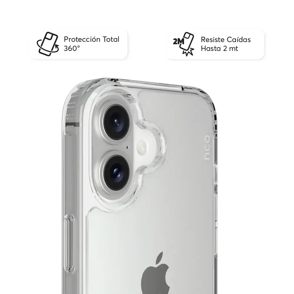 Case NCO para iPhone 16 - Transparente