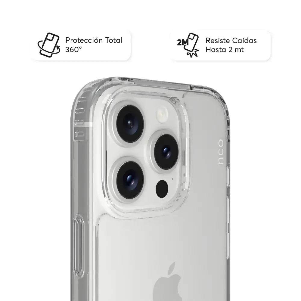 Case NCO para iPhone 16 Pro - Transparente