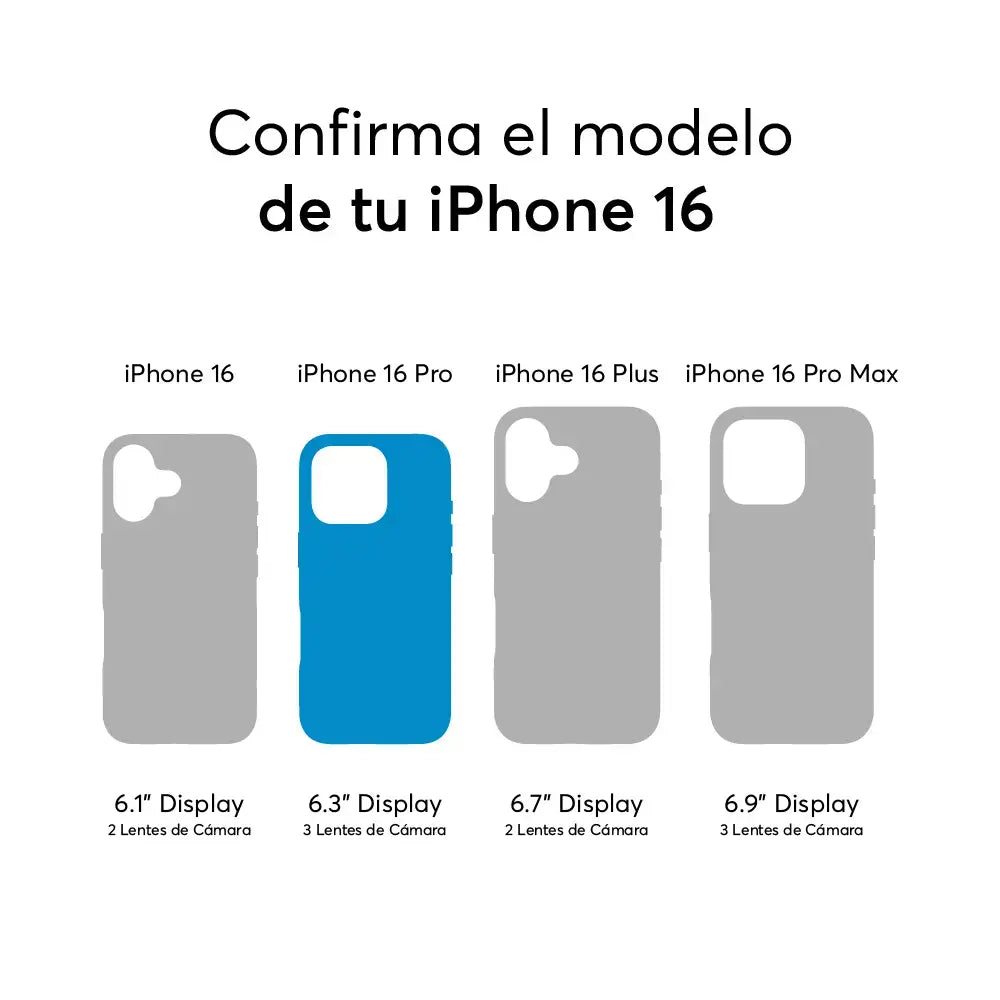 Case NCO para iPhone 16 Pro - Transparente