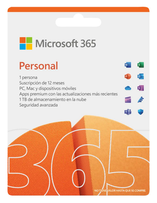 Licencia Microsoft 365 Personal