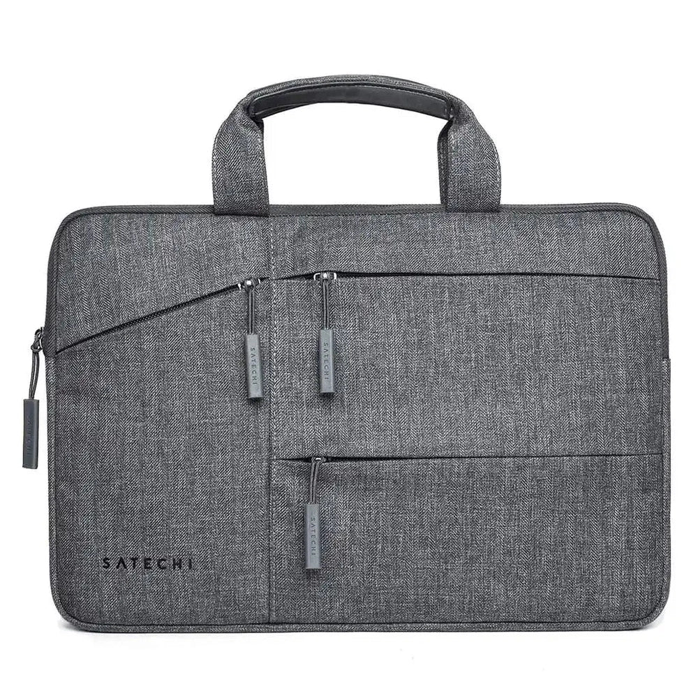 Funda Satechi para Macbook 13" con bolsillos - Gris