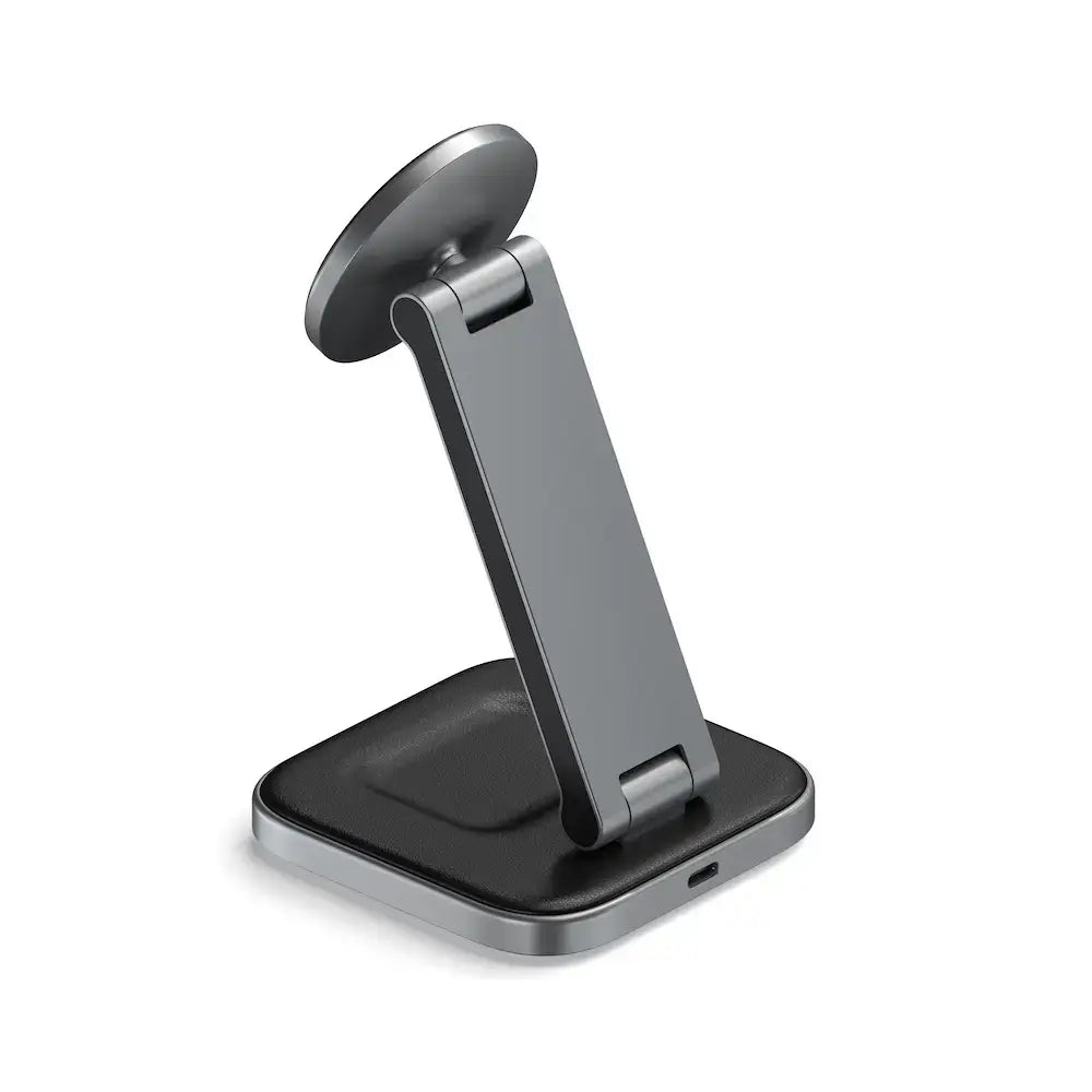 Base de carga inalambrico Satechi Qi2 con Magsafe en Gris