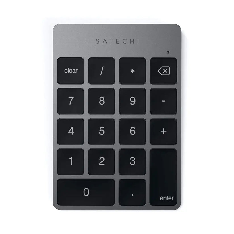 Teclado Satechi Slim Recargable de Aluminio Inalambrico Plata iShop Peru