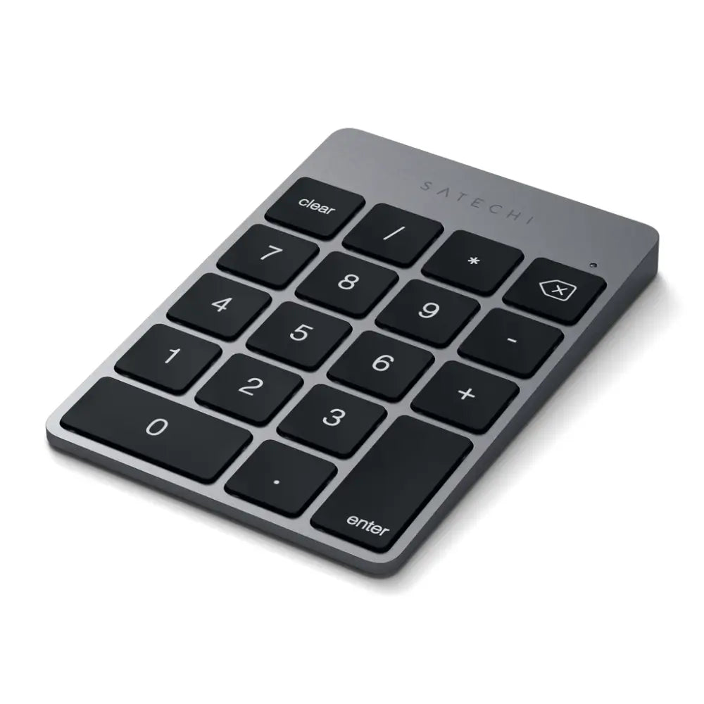 Teclado Satechi Slim Recargable de Aluminio Inalámbrico - Plata