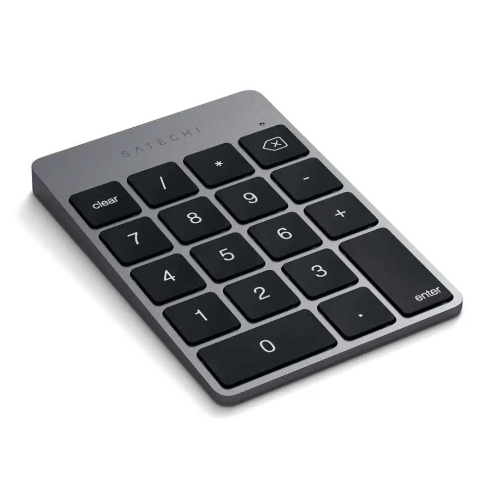 Teclado Satechi Slim Recargable de Aluminio Inalámbrico - Plata