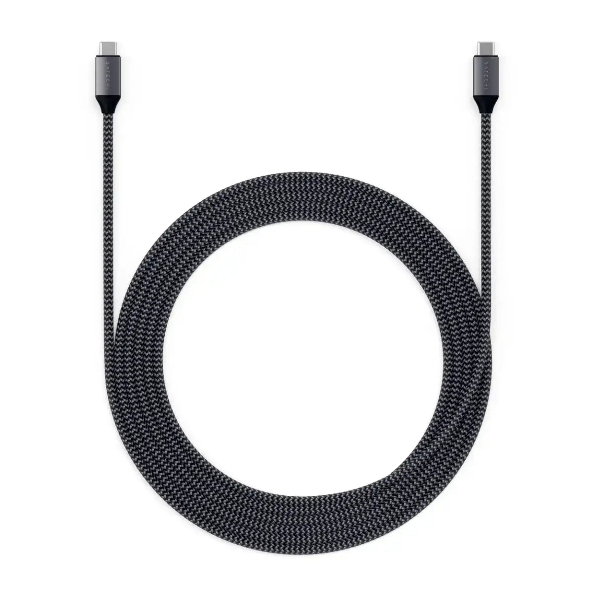 Cable Satechi de carga USB-C a USB-C 100W 2m- Gris espacial