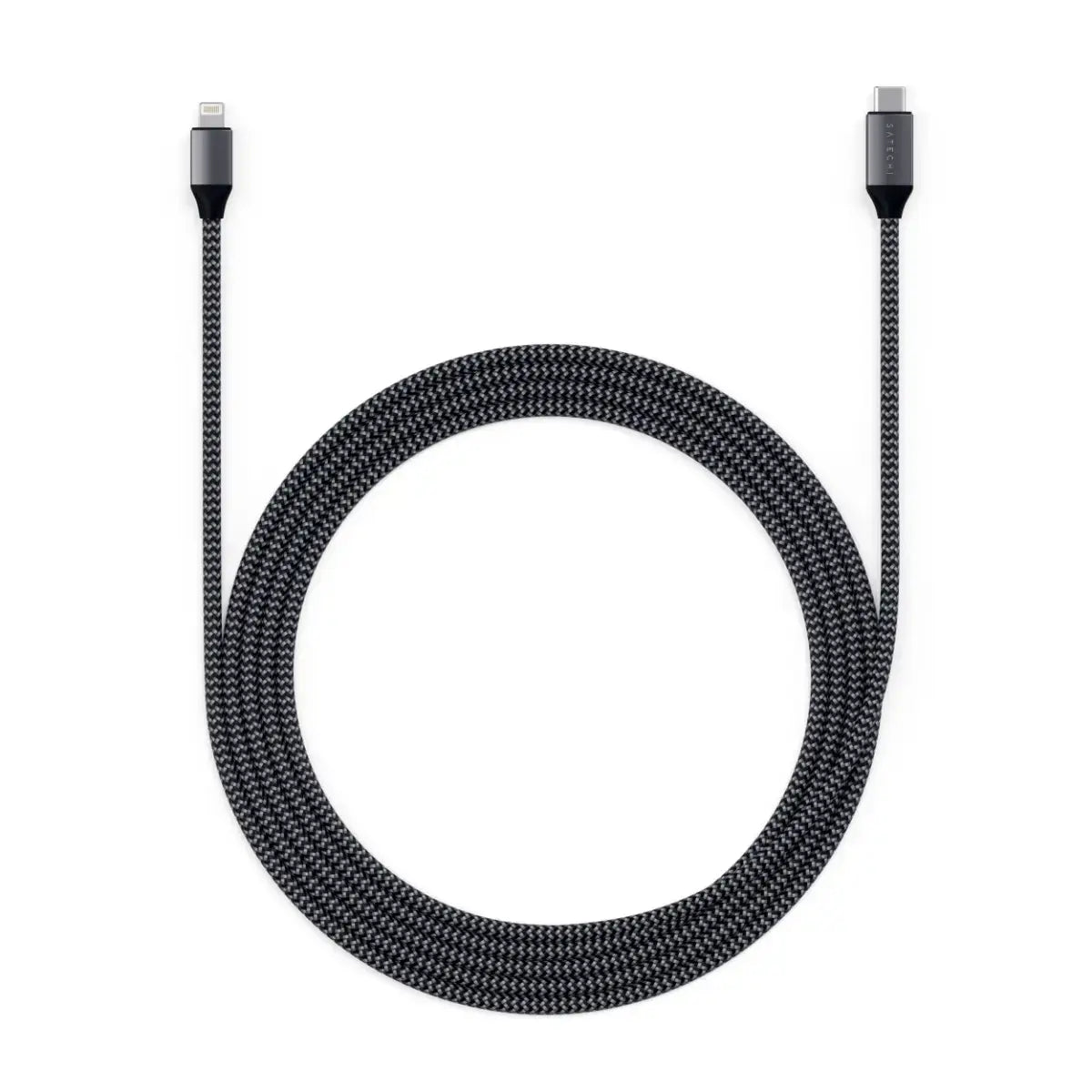 Cable Satechi Lightning a USB-C 1.8m - Gris espacial