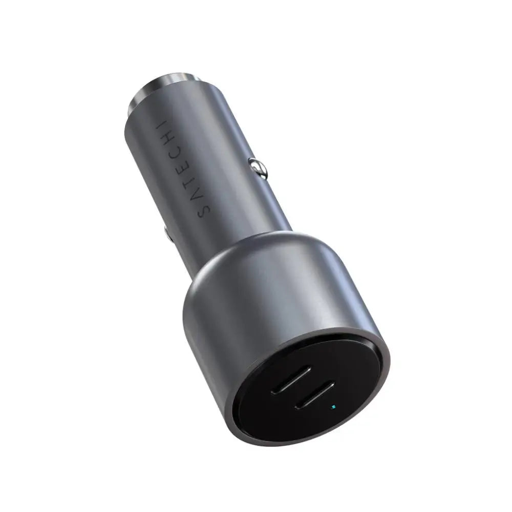 Adaptador de carga para Auto Satechi 40W Doble USB-C - Gris Espacial