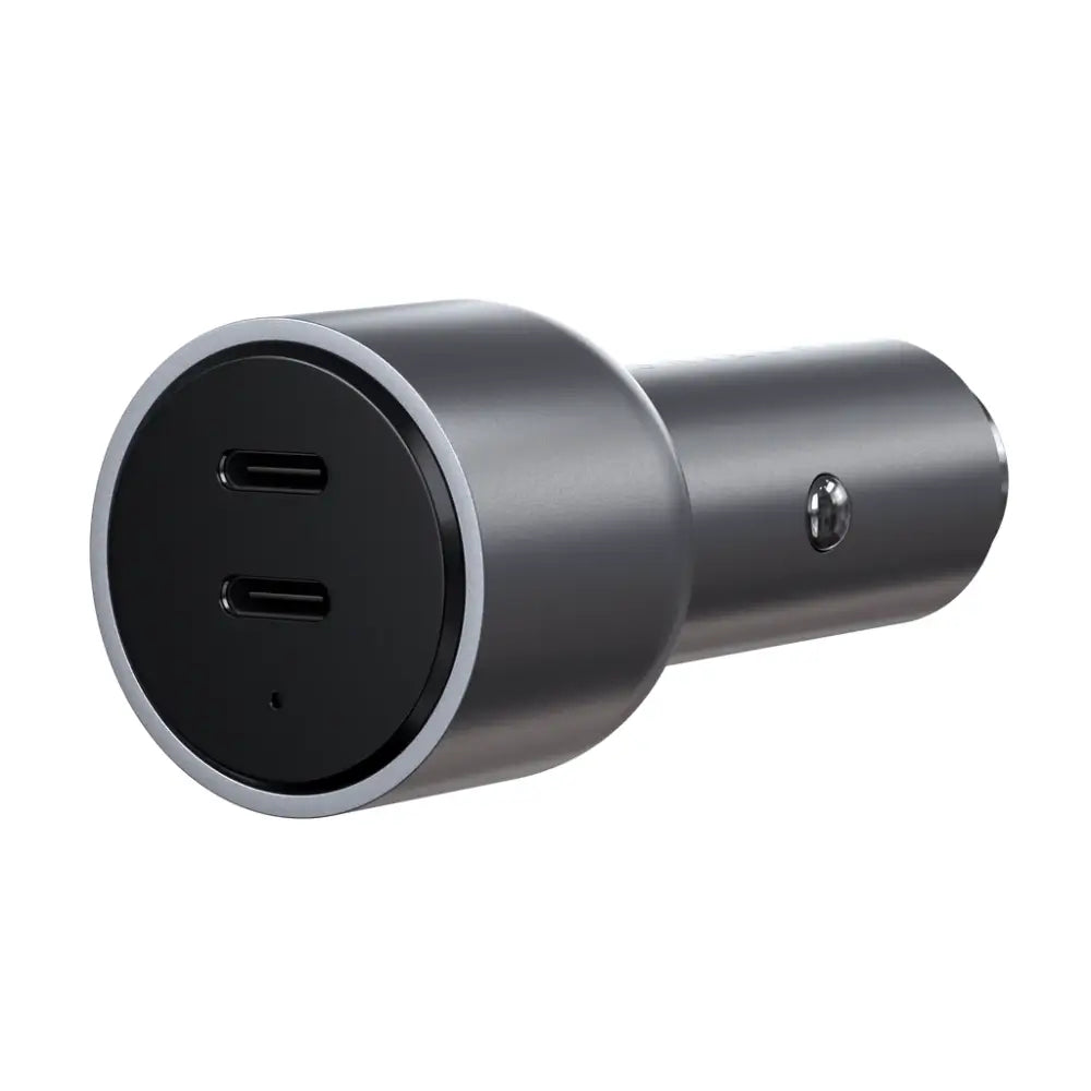 Adaptador de carga para Auto Satechi 40W Doble USB-C - Gris Espacial