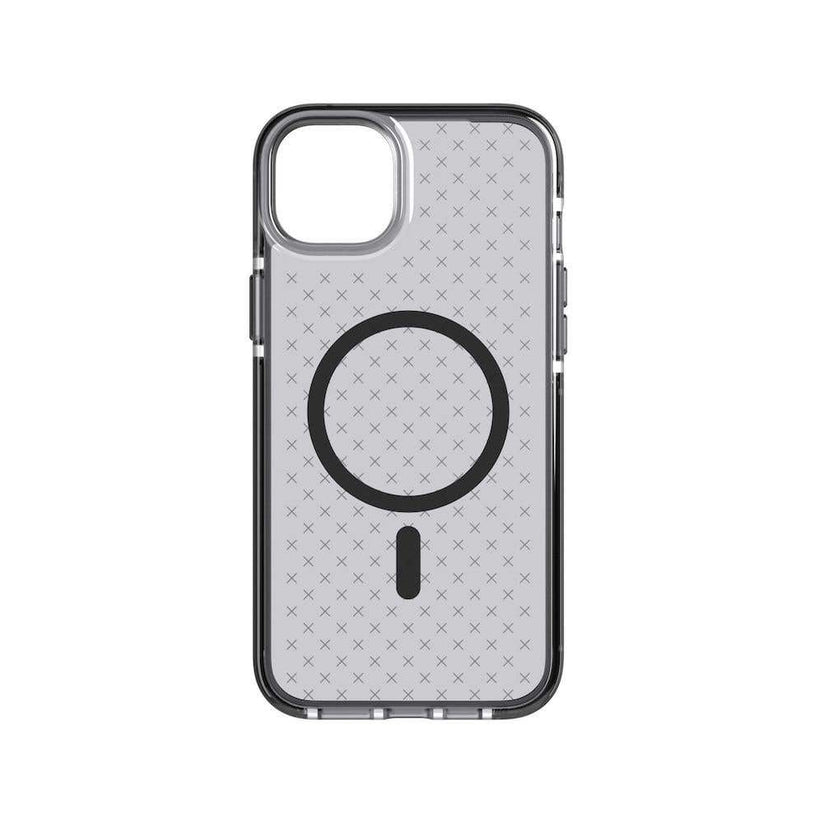 Tech21 Evo Check Case with MagSafe for iPhone 14 Plus - Smokey/Black